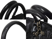 Load image into Gallery viewer, CHROME HEARTS クロムハーツ 新型 スモール ジムバッグ セメタリークロスパッチ ボストンバッグ CHチャーム ブラック 美品 中古 4b002198