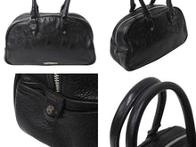 Load image into Gallery viewer, CHROME HEARTS クロムハーツ 新型 スモール ジムバッグ セメタリークロスパッチ ボストンバッグ CHチャーム ブラック 美品 中古 4b002199