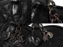 Load image into Gallery viewer, CHROME HEARTS クロムハーツ 新型 スモール ジムバッグ セメタリークロスパッチ ボストンバッグ CHチャーム ブラック 美品 中古 4b002199