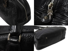 Load image into Gallery viewer, CHROME HEARTS クロムハーツ 新型 スモール ジムバッグ セメタリークロスパッチ ボストンバッグ CHチャーム ブラック 美品 中古 4b002199