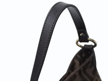 Load image into Gallery viewer, 新品同様 FENDI フェンディ ミニハンドバッグ ズッカ柄 モノグラム 8BK044 キャンバス レザー ブラウン ゴールド金具 中古 4b002213