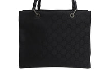 Load image into Gallery viewer, GUCCI グッチ ハンドバッグ 0021010 GGスプリームキャンバス バンブー ブラック シルバー金具 イタリア製 良品 中古 4b002280