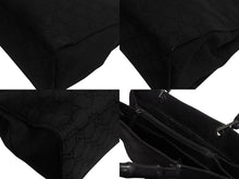 Load image into Gallery viewer, GUCCI グッチ ハンドバッグ 0021010 GGスプリームキャンバス バンブー ブラック シルバー金具 イタリア製 良品 中古 4b002280