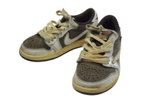 Load image into Gallery viewer, NIKE ナイキ エアジョーダン Air Jordan Travis Scott X Jordan 1 コラボ スニーカー ジュニア キッズ 良品 中古 4b002537