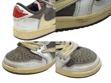 Load image into Gallery viewer, NIKE ナイキ エアジョーダン Air Jordan Travis Scott X Jordan 1 コラボ スニーカー ジュニア キッズ 良品 中古 4b002537