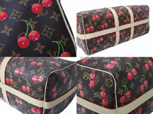 Load image into Gallery viewer, 新品未使用 LOUIS VUITTON ルイヴィトン モノグラム チェリー キーポル バンドリエール 45 新作 M13764 中古 4b002653