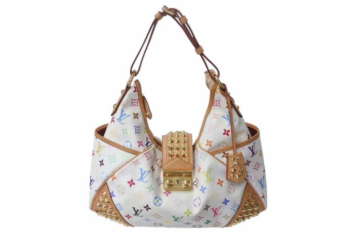 ルイヴィトン　ベロアメッシュ　シースルー LOUIS VUITTON ルイヴィトン クリッシーMM マルチカラー ブロン