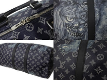 Load image into Gallery viewer, 新品同様 LOUIS VUITTON ルイヴィトン キーポル バンドリエール45 ボストンバッグ M54129 モノグラム サバンナ チャップマンブラザーズ 中古 4b002831