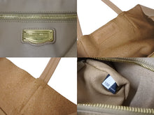 Load image into Gallery viewer, MIUMIU ミュウミュウ トートバッグ ハンドバッグ バイカラー レザー ブラウン ライトブラウン ゴールド金具 美品 中古 4b002851