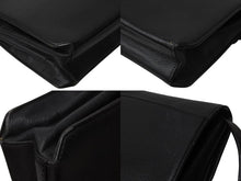 Load image into Gallery viewer, YVES SAINT LAURENT イヴサンローラン ショルダーバッグ YSL カサンドラロゴ レザー ブラック ゴールド金具 美品 中古 4b002852