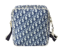 Load image into Gallery viewer, Christian Dior クリスチャンディオール トロッター ショルダーバッグ ナンバー2 ネイビー シルバー金具 美品 中古 4b002854
