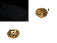 Load image into Gallery viewer, Givenchy ジバンシー ミニハンドバッグ フォーマルバッグ 4Gロゴ 付け替えロゴ付き カーフ レザー ブラック ゴールド金具 美品 中古 4b002869