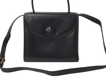 Load image into Gallery viewer, Givenchy ジバンシー ミニハンドバッグ フォーマルバッグ 4Gロゴ 付け替えロゴ付き カーフ レザー ブラック ゴールド金具 美品 中古 4b002869