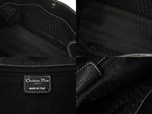 Load image into Gallery viewer, CHRISTIAN DIOR クリスチャンディオール ハンドバッグ ショルダーバッグ 04-B0-0046 レザー ブラック シルバー金具 美品 中古 4b002873