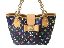 Load image into Gallery viewer, 極美品 LOUIS VUITTON ルイヴィトン 村上隆 モノグラムマルチカラー アニーMM ショルダーバッグ M40308 ノワール ゴールド金具 中古 4c075623