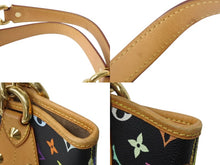 Load image into Gallery viewer, 極美品 LOUIS VUITTON ルイヴィトン 村上隆 モノグラムマルチカラー アニーMM ショルダーバッグ M40308 ノワール ゴールド金具 中古 4c075623