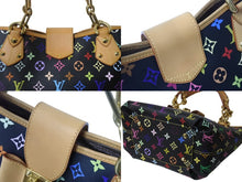 Load image into Gallery viewer, 極美品 LOUIS VUITTON ルイヴィトン 村上隆 モノグラムマルチカラー アニーMM ショルダーバッグ M40308 ノワール ゴールド金具 中古 4c075623