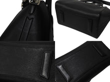 Load image into Gallery viewer, GIVENCHY ジバンシィ アンティゴナ 2WAYバッグ ショルダーバッグ ハンドバッグ ZE D 0195 レザー ブラック シルバー 美品 中古 4b002893