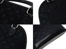 Load image into Gallery viewer, LOUIS VUITTON ルイヴィトン モノグラムサテン リトル アルマ ミニハンドバッグ M92146 ブラック シルバー金具 美品 中古 4b002906