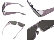 Load image into Gallery viewer, Dior×Rihanna ディオール×リアーナ サングラス キャッツアイ 非売品 イタリア製 メタリックパープル 美品 中古 4b002947