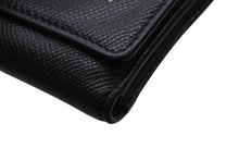 Load image into Gallery viewer, 極美品 Mainson Margiela メゾンマルジェラ 三つ折り財布 四つタグ カーフ ブラック SA3UI0017P4745T8013 中古 4b002957