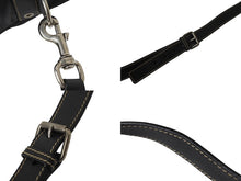 Load image into Gallery viewer, GUCCI グッチ ショルダーバッグ メッセンジャーバッグ クレスト 201451 レザー ブラック シルバー金具 美品 中古 4b002995