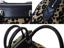 Load image into Gallery viewer, LOUIS VUITTON ルイヴィトン ハンドバッグ スピーディー30 M97396 2012年限定品 レザー ジャガード レオパード ベージュ 美品 中古 4b003006