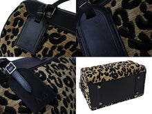 Load image into Gallery viewer, LOUIS VUITTON ルイヴィトン ハンドバッグ スピーディー30 M97396 2012年限定品 レザー ジャガード レオパード ベージュ 美品 中古 4b003006