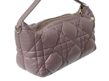 Load image into Gallery viewer, CHRISTIAN DIOR クリスチャンディオール カナージュ ノマドポーチ ミディアム 2WAY ハンド ショルダー バッグ レザー ピンク 美品 中古 4b003020