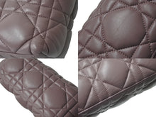 Load image into Gallery viewer, CHRISTIAN DIOR クリスチャンディオール カナージュ ノマドポーチ ミディアム 2WAY ハンド ショルダー バッグ レザー ピンク 美品 中古 4b003020