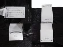 Load image into Gallery viewer, CHROME HEARTS クロムハーツ U-CHUM-LTHR セメタリークロスパッチ レザーバケットハット サイズM ダガー 美品 中古 4b003162