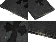 Load image into Gallery viewer, CHROME HEARTS クロムハーツ セメタリークロスパッチ デニムパンツ サイズ27 Levi's リーバイス グレー 20パッチ 美品 中古 4b003167