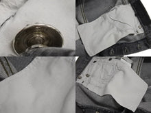 Load image into Gallery viewer, CHROME HEARTS クロムハーツ セメタリークロスパッチ デニムパンツ サイズ27 Levi's リーバイス グレー 20パッチ 美品 中古 4b003167