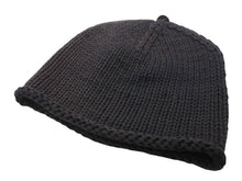 Load image into Gallery viewer, CHROME HEARTS クロムハーツ BSフレア 迷彩レザーパッチ コットン ニットキャップ ビーニー フレアボール ブラック 良品 中古 4b003185