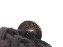 Load image into Gallery viewer, CHROME HEARTS クロムハーツ BSフレア 迷彩レザーパッチ コットン ニットキャップ ビーニー フレアボール ブラック 良品 中古 4b003185