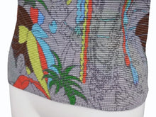 Load image into Gallery viewer, 極美品 me ISSEY MIYAKE ミーイッセイミヤケ タンクトップ ノースリーブカットソー MI03FR362 ポリエステル グレー 総柄 中古 4b003189