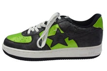 Load image into Gallery viewer, A BATHING APE × UNKLE FUTURA BAPESTA アベイシングエイプ アンクル フューチュラ ベイプスタ 00s スネーク 型押し スニーカー グリーン ブラック 28.5cm 中古 4b003232