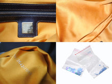 Load image into Gallery viewer, FENDI フェンディ マンマバケット ワンショルダーバッグ 26424 スパンコール ビーズ ブルー シルバー金具 美品 中古 4b003243