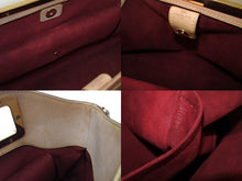 Load image into Gallery viewer, LOUIS VUITTON ルイヴィトン ジュディMM ハンドバッグ M40255 モノグラム マルチカラー 2WAY 村上隆 ホワイト 美品 中古 4b003251