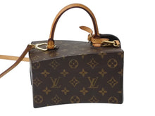 Load image into Gallery viewer, 極美品 LOUIS VUITTON ルイヴィトン ツイステッドボックス 2WAYバッグ M40275 フランクゲーリー ブラウン ゴールド 中古 4b003253