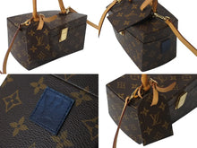 Load image into Gallery viewer, 極美品 LOUIS VUITTON ルイヴィトン ツイステッドボックス 2WAYバッグ M40275 フランクゲーリー ブラウン ゴールド 中古 4b003253