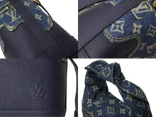 Load image into Gallery viewer, 新品同様品 LOUISVUITTON ルイヴィトン NIGO ジャパニーズクルーザー ハンドバッグ M45970 デニム トリヨン インディゴ 中古 4b003257