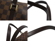 Load image into Gallery viewer, 極美品 LOUIS VUITTON ルイヴィトン パピヨン30 ハンドバッグ N51303 ダミエ エベヌ ブラウン ゴールド金具 中古 4b003259