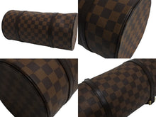 Load image into Gallery viewer, 極美品 LOUIS VUITTON ルイヴィトン パピヨン30 ハンドバッグ N51303 ダミエ エベヌ ブラウン ゴールド金具 中古 4b003259