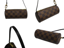 Load image into Gallery viewer, 極美品 LOUIS VUITTON ルイヴィトン パピヨン30 ハンドバッグ N51303 ダミエ エベヌ ブラウン ゴールド金具 中古 4b003259