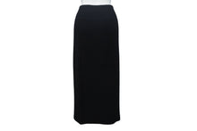 Load image into Gallery viewer, 新品同様 HERMES エルメス Jupe boutonnee ジュプ ブートニア ニットスカート H4H2329D40234 カシミヤ ポリアミド ブラック サイズ34 中古 4b003291