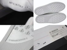 Load image into Gallery viewer, 新品同様 CHROME HEARTS クロムハーツ スニーカー スリッポン CHプラス レザーパッチ ダガー レザー ラバー サイズ43 ホワイト 中古 4b003359