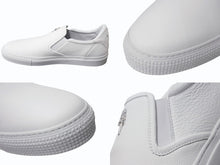 Load image into Gallery viewer, 新品同様 CHROME HEARTS クロムハーツ スニーカー スリッポン CHプラス レザーパッチ ダガー レザー ラバー サイズ43 ホワイト 中古 4b003359