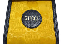 Load image into Gallery viewer, GUCCI グッチ ショルダーバッグ GUCCI OF THE GRID グッチオフザグリッド ジャンボGG GGロゴレザー ナイロン イエロー 美品 中古 4b003415
