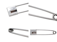 Load image into Gallery viewer, 極美品 CHROME HEARTS クロムハーツ SAFETY PIN XL セーフティピン 重量約58.2g 2010/.925刻印 ピラミッド CHプラス 中古 4b003467